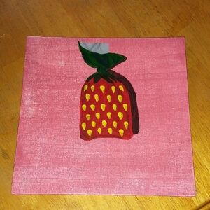 Vibrant Strawberry Canvas Art